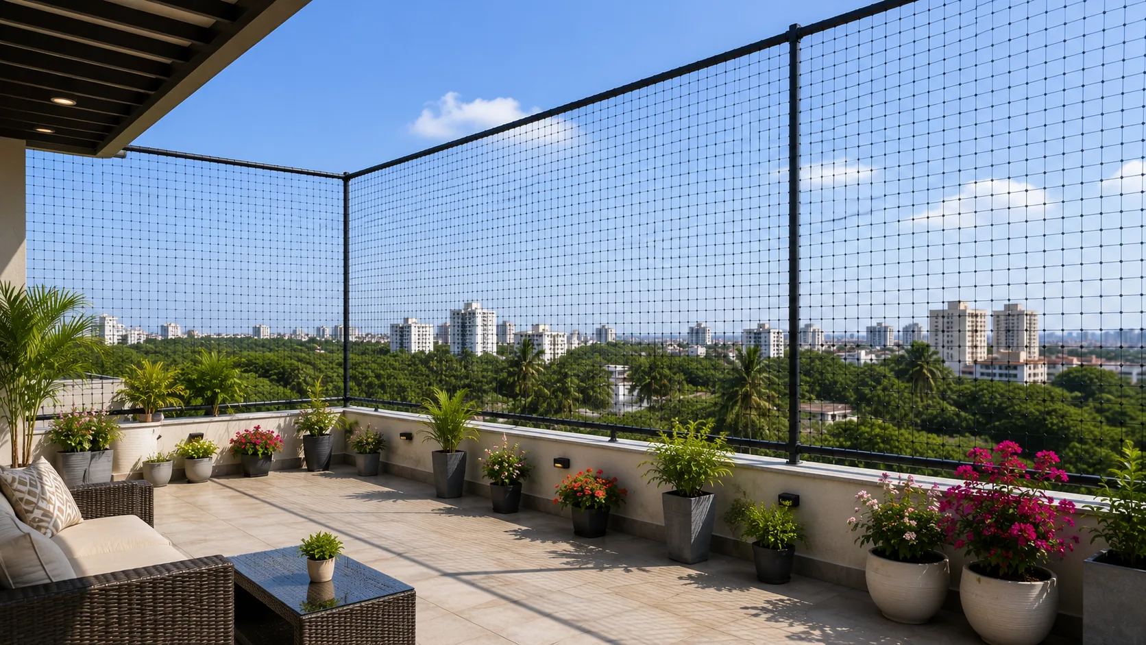 Terrace Safety Nets in Hyderabad